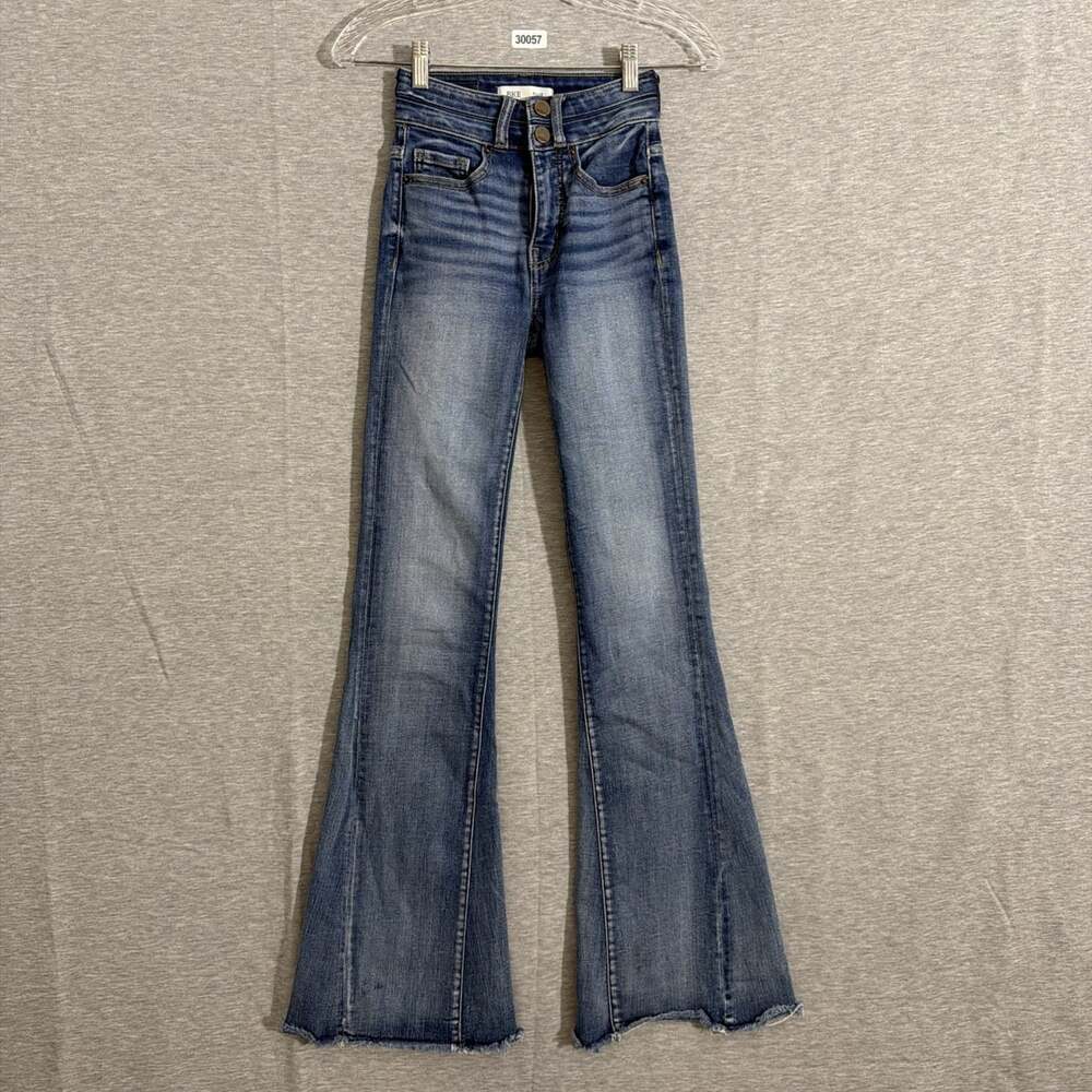 Buckle BKE Women's 23x34 Billie Slim Fit High Rise Super Flare Jeans